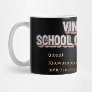 Vintage School Counselor - Vintage Color Mug